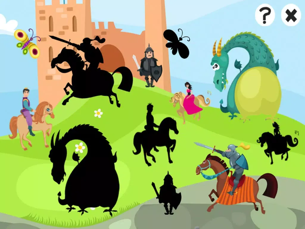 A Castle & Knight Fantasy Learn-ing Game for Children iPad  Ekran Görüntüleri