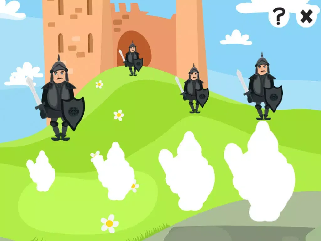 A Castle & Knight Fantasy Learn-ing Game for Children iPad  Ekran Görüntüleri