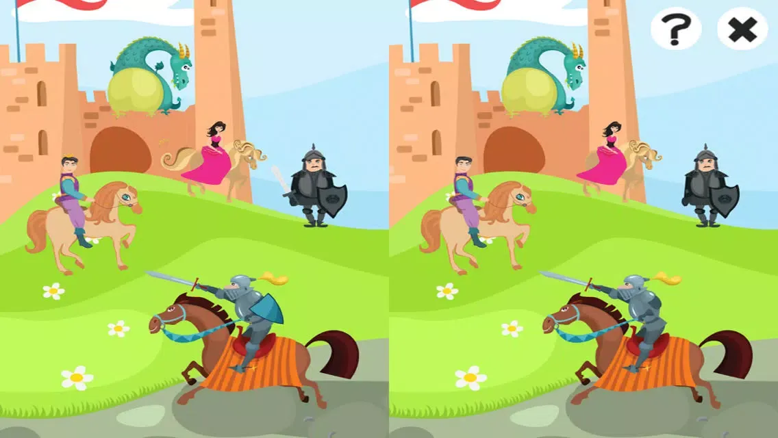 A Castle & Knight Fantasy Learn-ing Game for Children Ekran Görüntüleri
