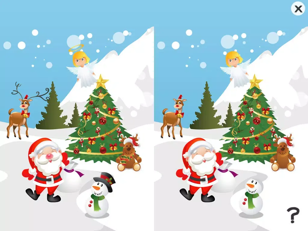 Christmas Game for Children: Learn with Santa Claus iPad 应用截图