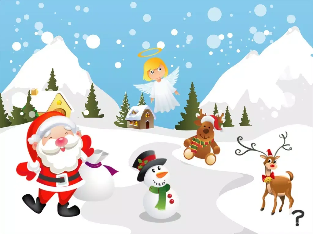 تصاویر Christmas Game for Children: Learn with Santa Claus iPad 