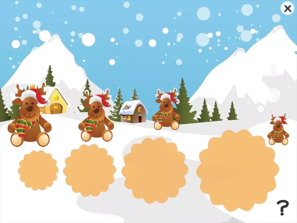 تصاویر Christmas Game for Children: Learn with Santa Claus iPad 