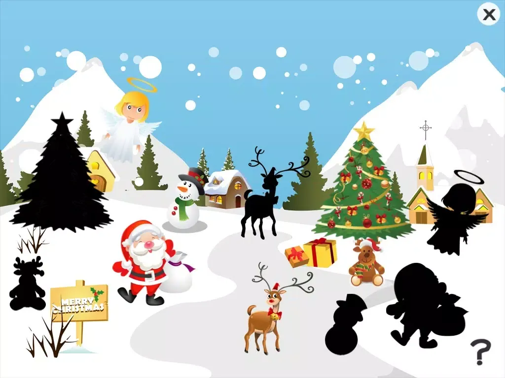 تصاویر Christmas Game for Children: Learn with Santa Claus iPad 