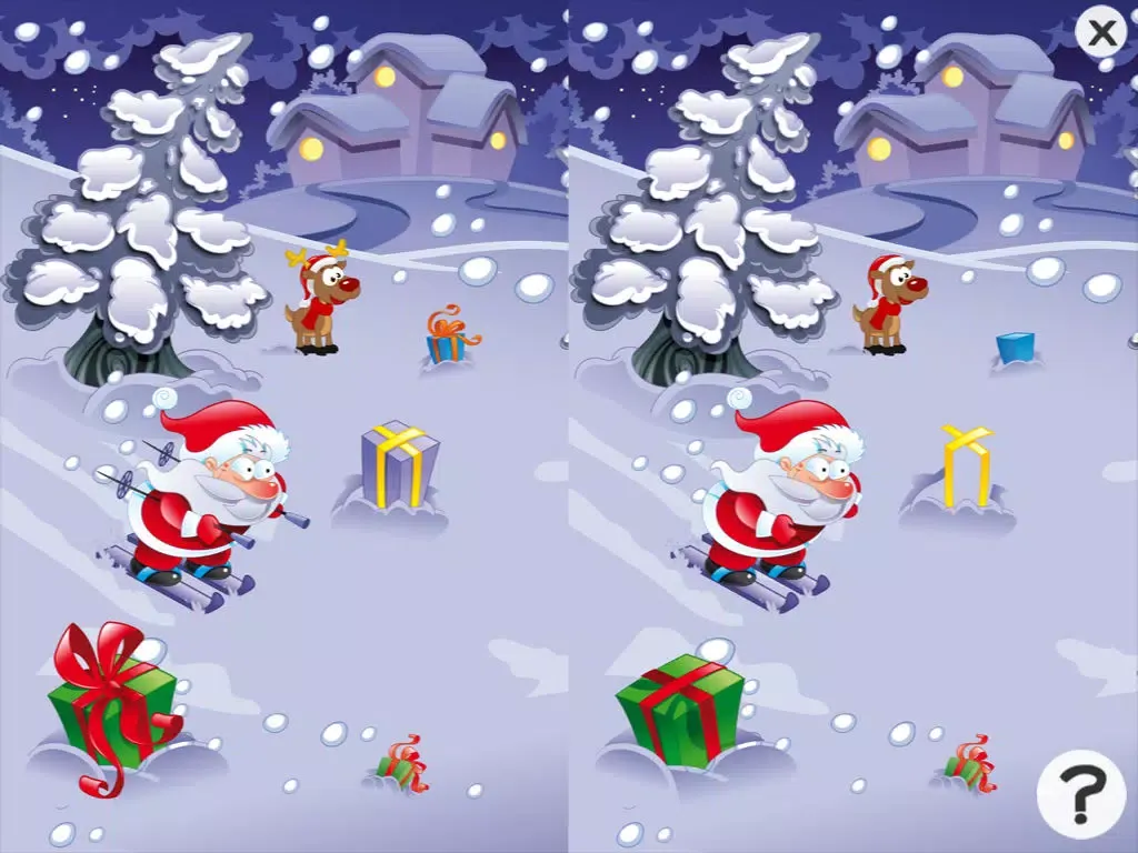 A Christmas Game for Children with Puzzles for the Holiday Season iPad  স্ক্রিনশট