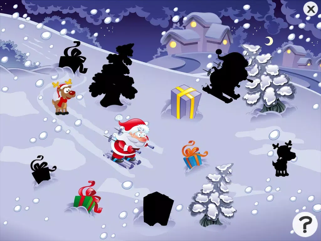 A Christmas Game for Children with Puzzles for the Holiday Season iPad 應用截圖