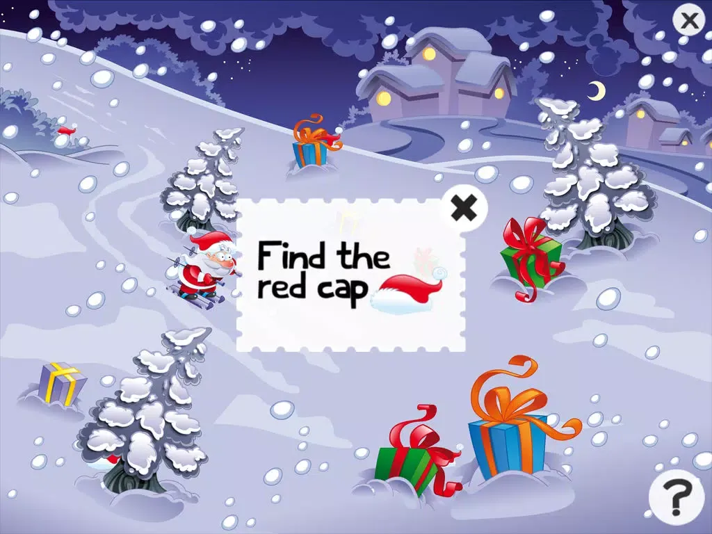 A Christmas Game for Children with Puzzles for the Holiday Season iPad 應用截圖