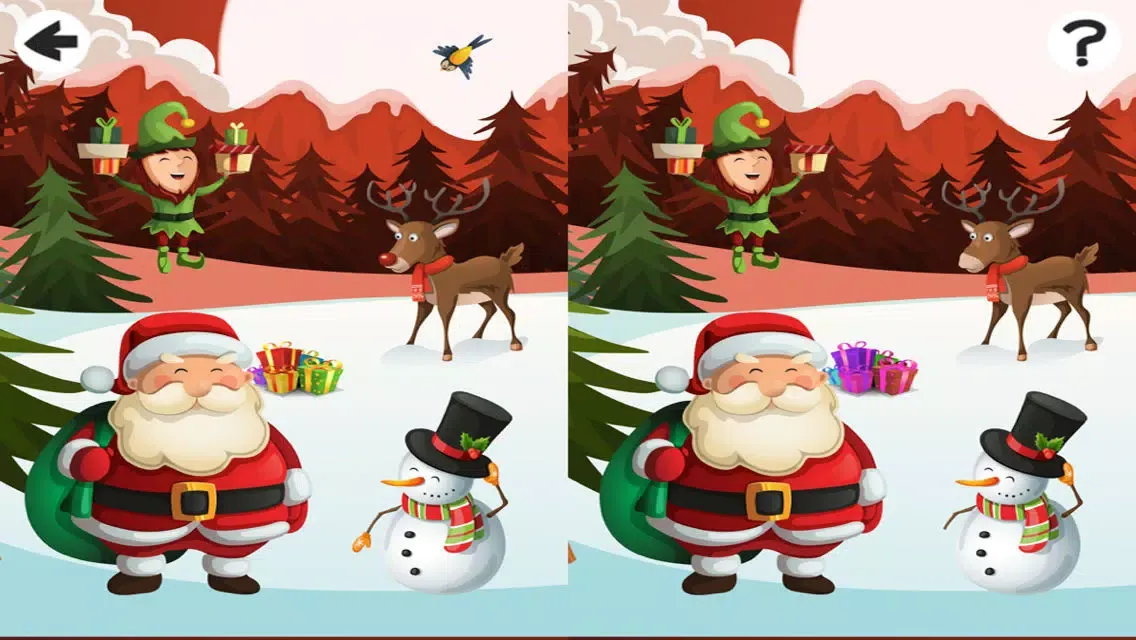 صور A Christmas Tale: a game to learn and play for children with animals of the snowy wood