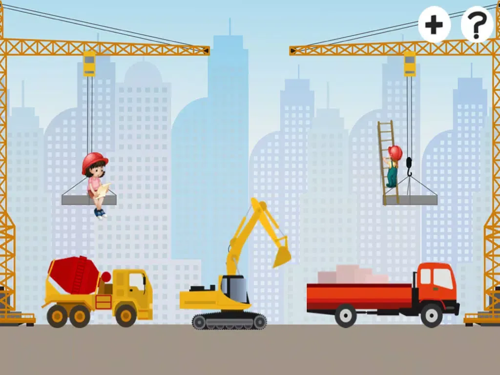 Capturas de pantalla de A Construction Site Learning Game for Children: Learn about the builder iPad 