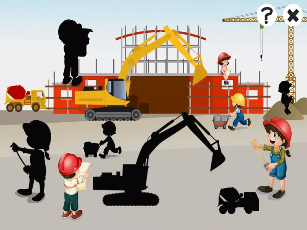 Capturas de pantalla de A Construction Site Learning Game for Children: Learn about the builder iPad 