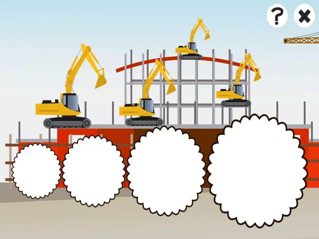 Capturas de pantalla de A Construction Site Learning Game for Children: Learn about the builder iPad 