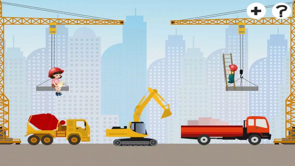 Capturas de pantalla de A Construction Site Learning Game for Children: Learn about the builder