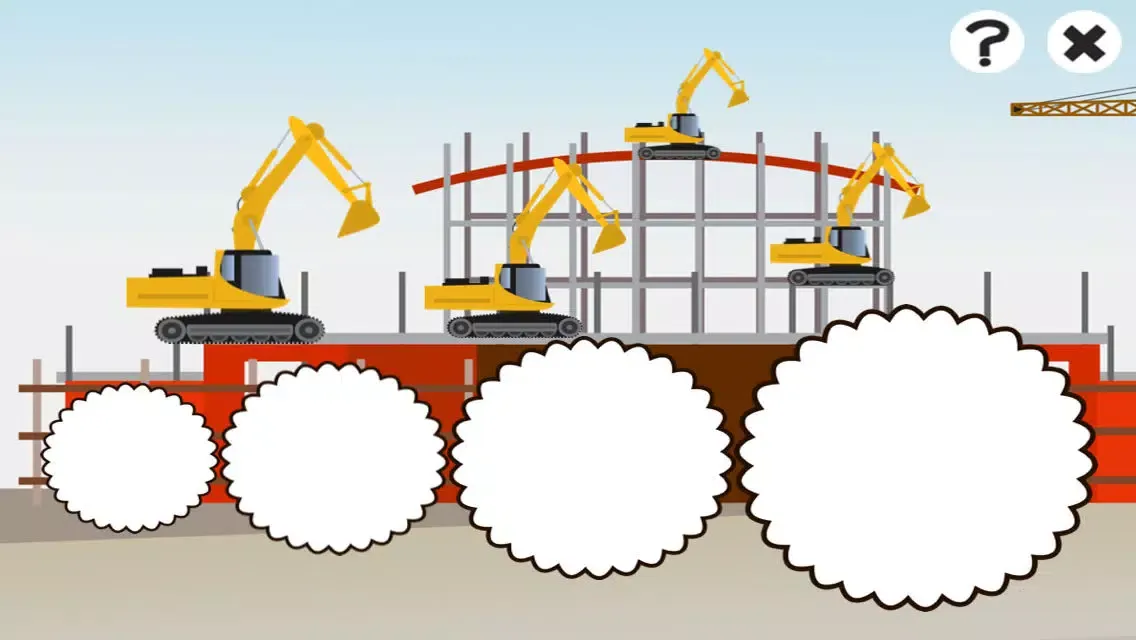 Capturas de pantalla de A Construction Site Learning Game for Children: Learn about the builder