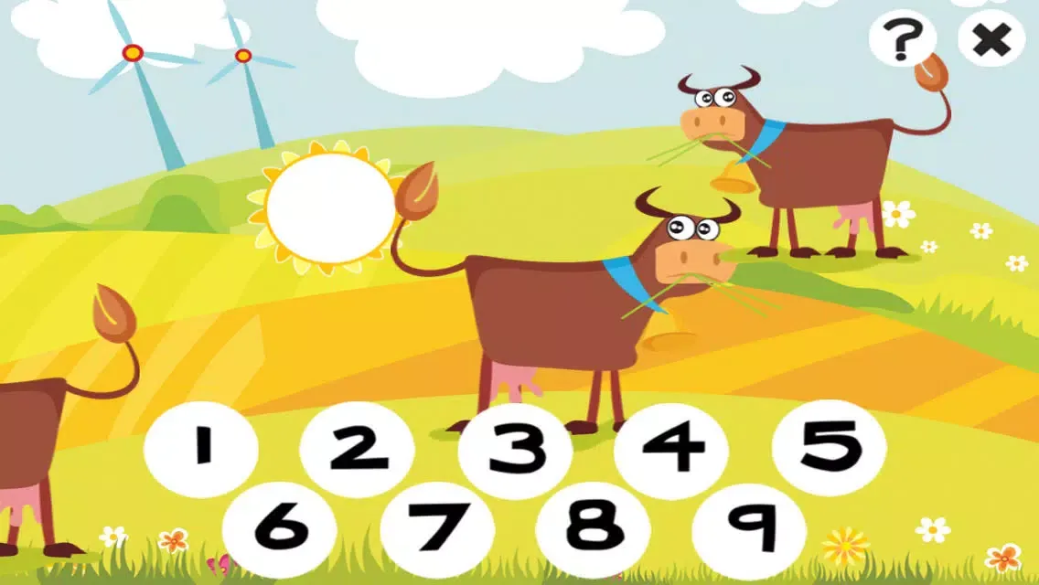 Animals of the Farm Counting Game for Children: Learn to Count Numbers 1-10 Screenshots