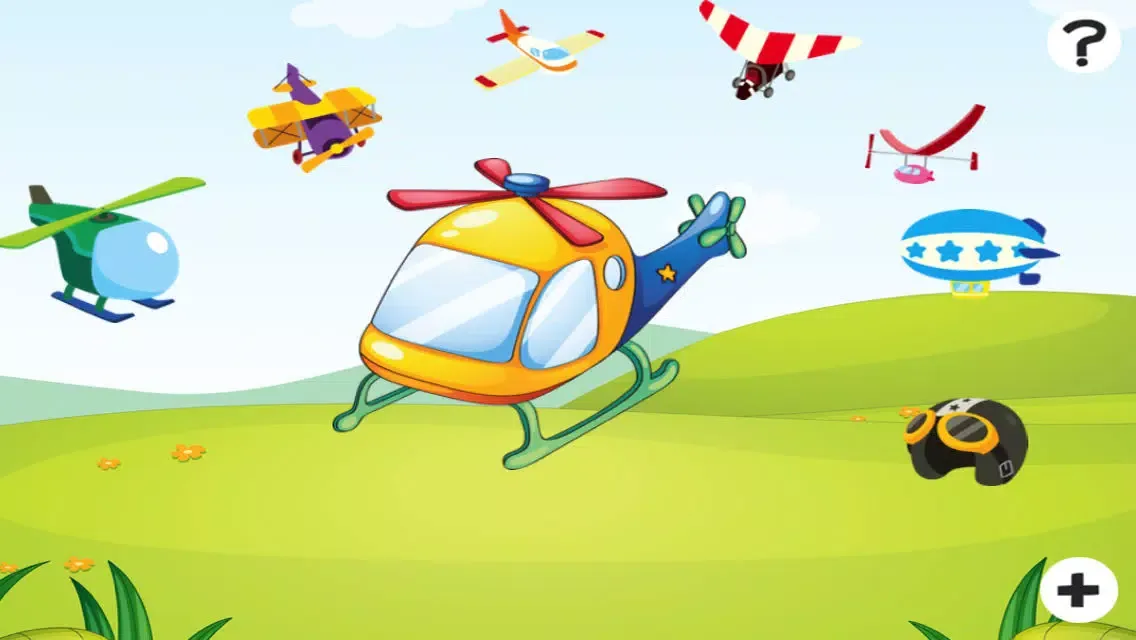 Captures d'écran de Active Counting Game for Children Learn to Count 1-10 with Flying Engines and Helicopters