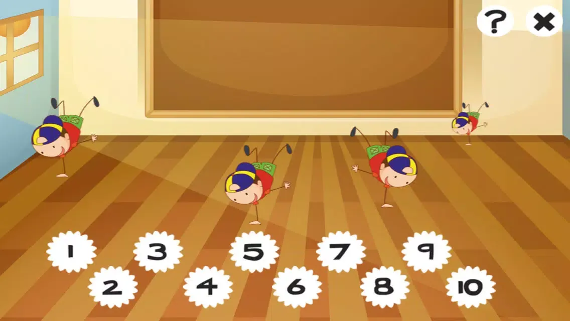 A classroom counting game for children: learn to count numbers 1-10 Screenshots