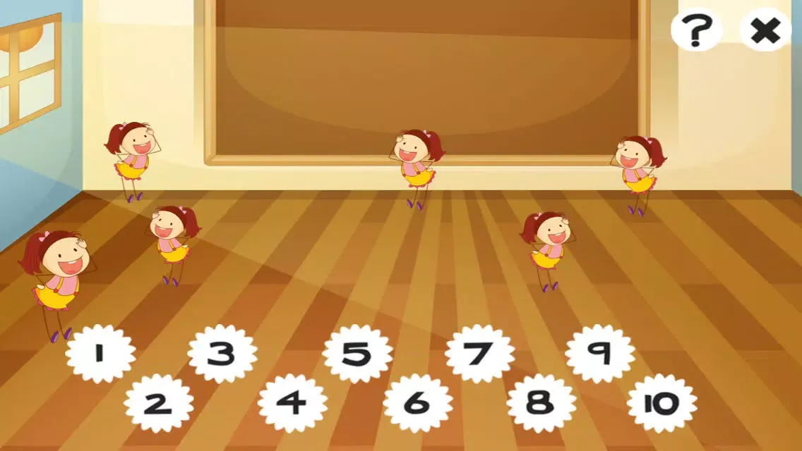 A classroom counting game for children: learn to count numbers 1-10 Screenshots