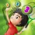 Action on the tennis court; counting game for children: learn to count 1 - 10