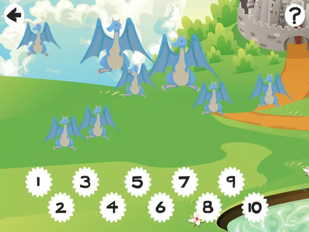 Zrzuty ekranu A Princess Tale Counting Game for Children: learn to count 1 - 10 iPad 