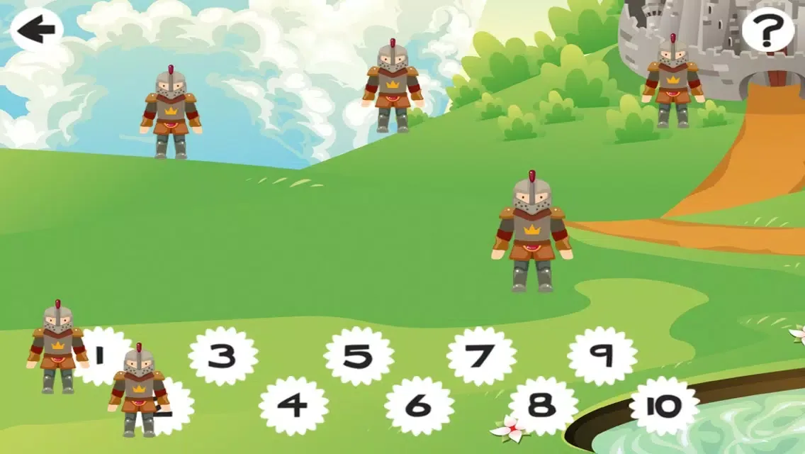 Zrzuty ekranu A Princess Tale Counting Game for Children: learn to count 1 - 10