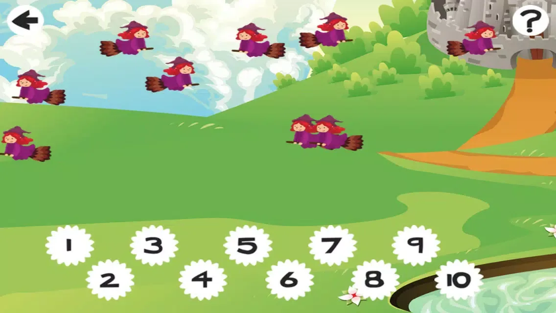 Zrzuty ekranu A Princess Tale Counting Game for Children: learn to count 1 - 10