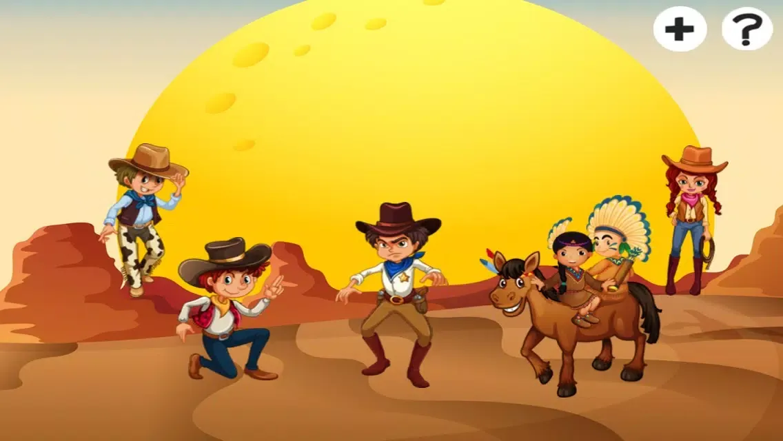 Скриншоты A Cowboys & Indians Learning Game for Children: Learn about the Wild West