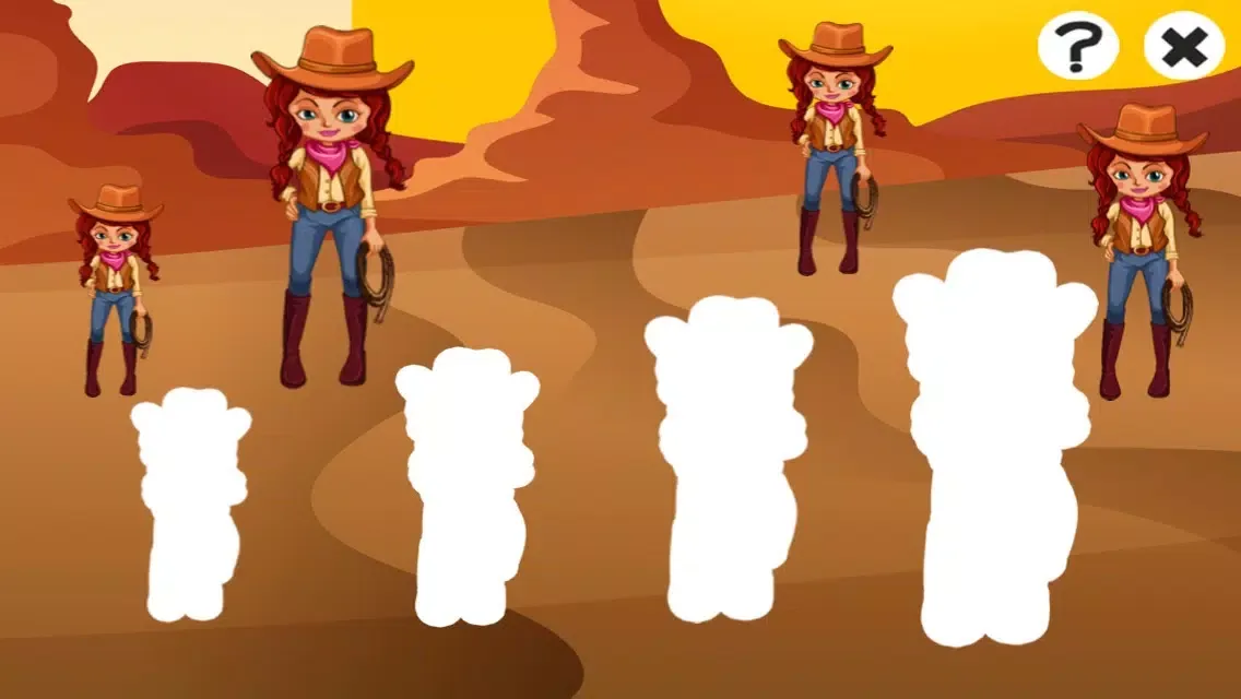 Скриншоты A Cowboys & Indians Learning Game for Children: Learn about the Wild West