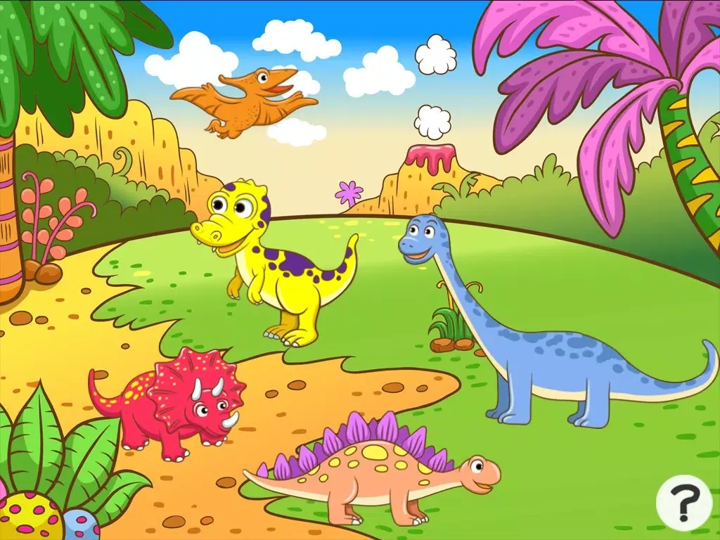 صور A Dinosaurs Game for Children: Learn about dinos for kindergarten and pre-school iPad 