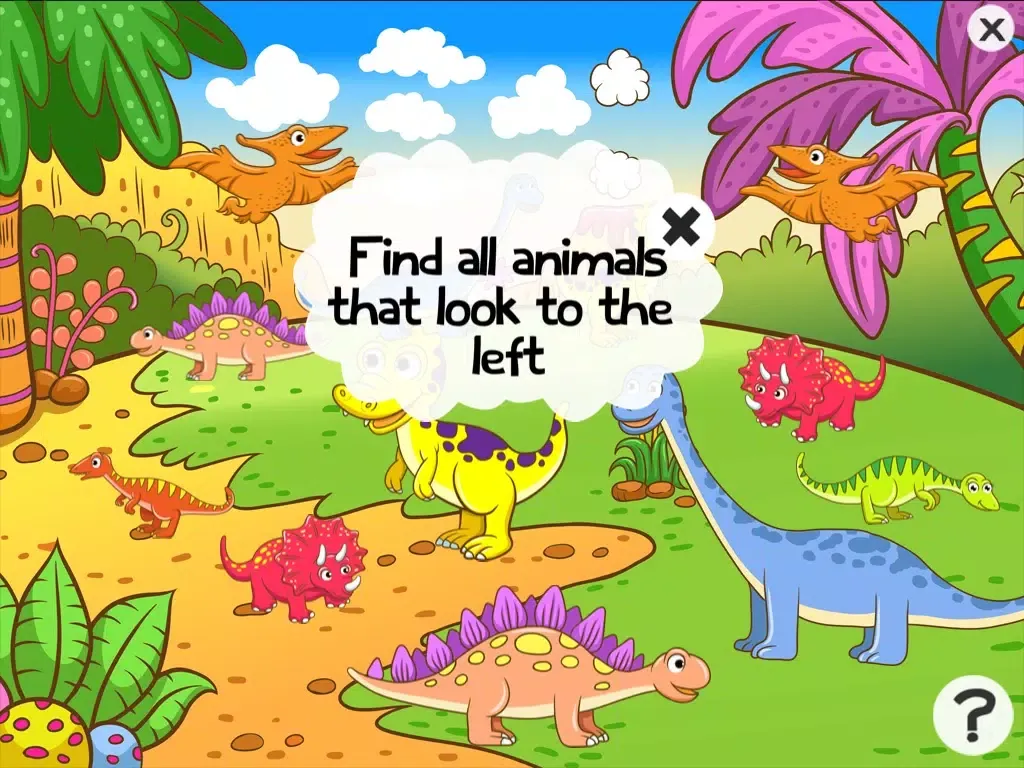 صور A Dinosaurs Game for Children: Learn about dinos for kindergarten and pre-school iPad 