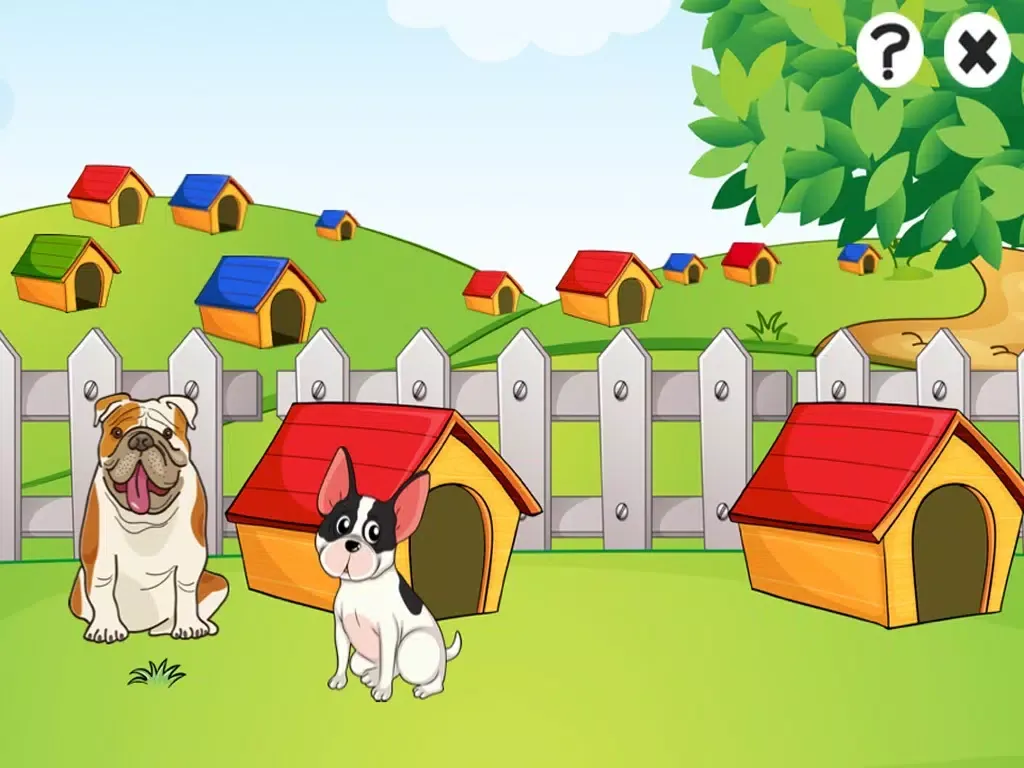 A Dog Learning Game for Children: Learn and play for nursery school iPad  Ekran Görüntüleri