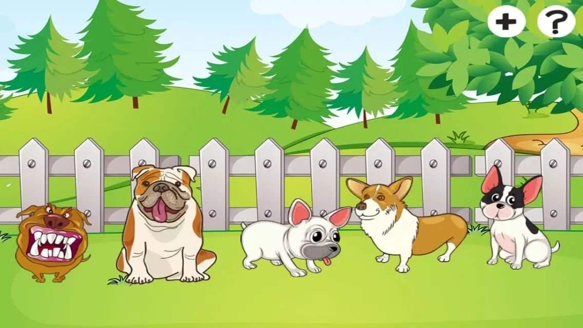A Dog Learning Game for Children: Learn and play for nursery school Ekran Görüntüleri