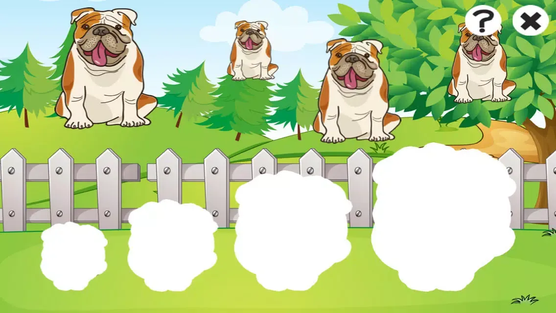 A Dog Learning Game for Children: Learn and play for nursery school Ekran Görüntüleri