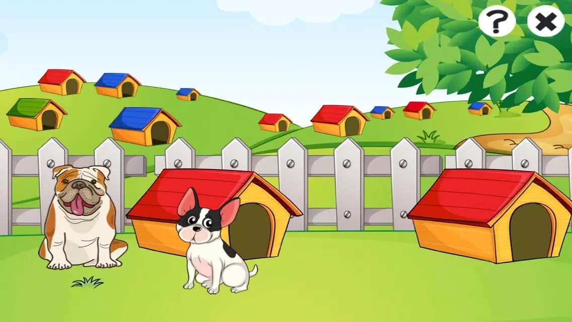 A Dog Learning Game for Children: Learn and play for nursery school Ekran Görüntüleri