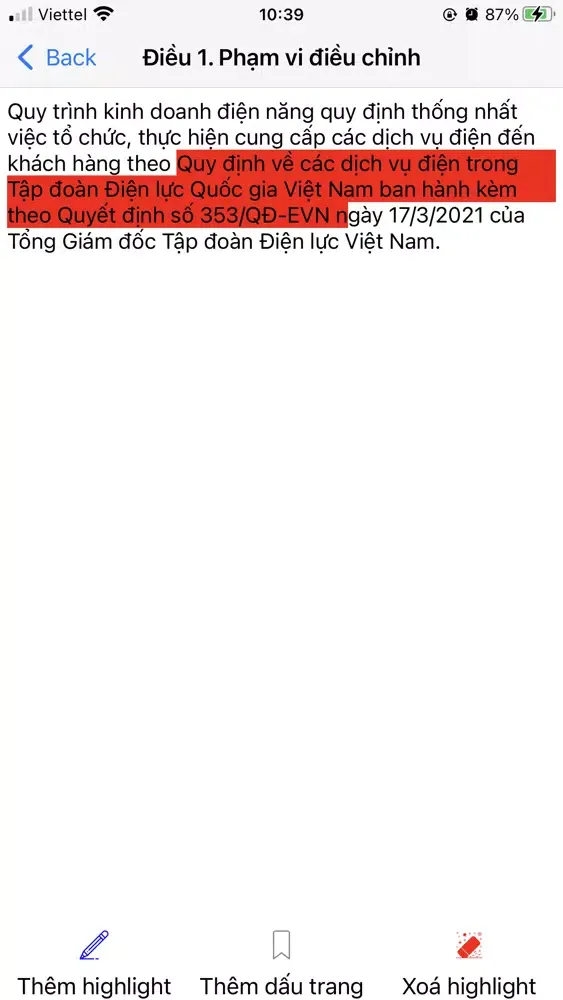 Tangkapan layar Sổ Tay Điện Tử