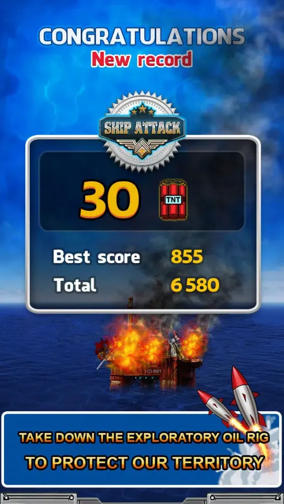 Capturas de tela do Ship Attack