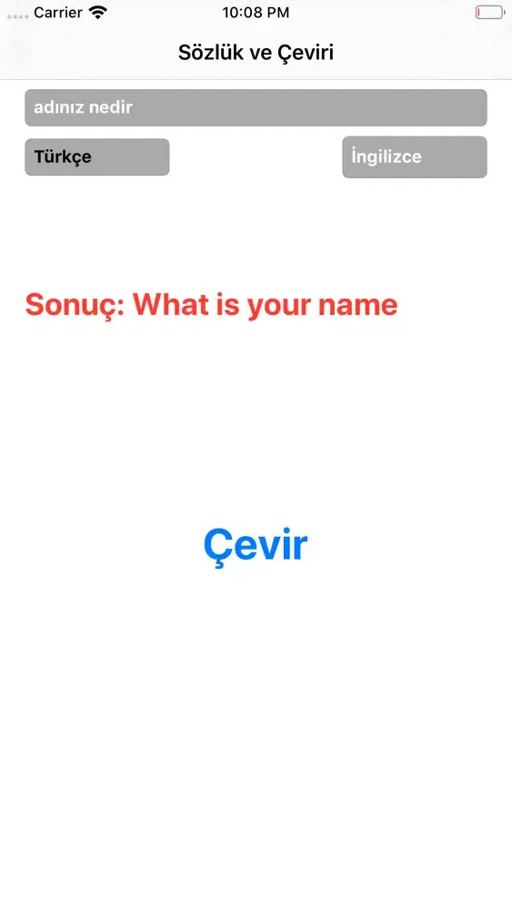 Скриншоты Ceviri ve Sözlük