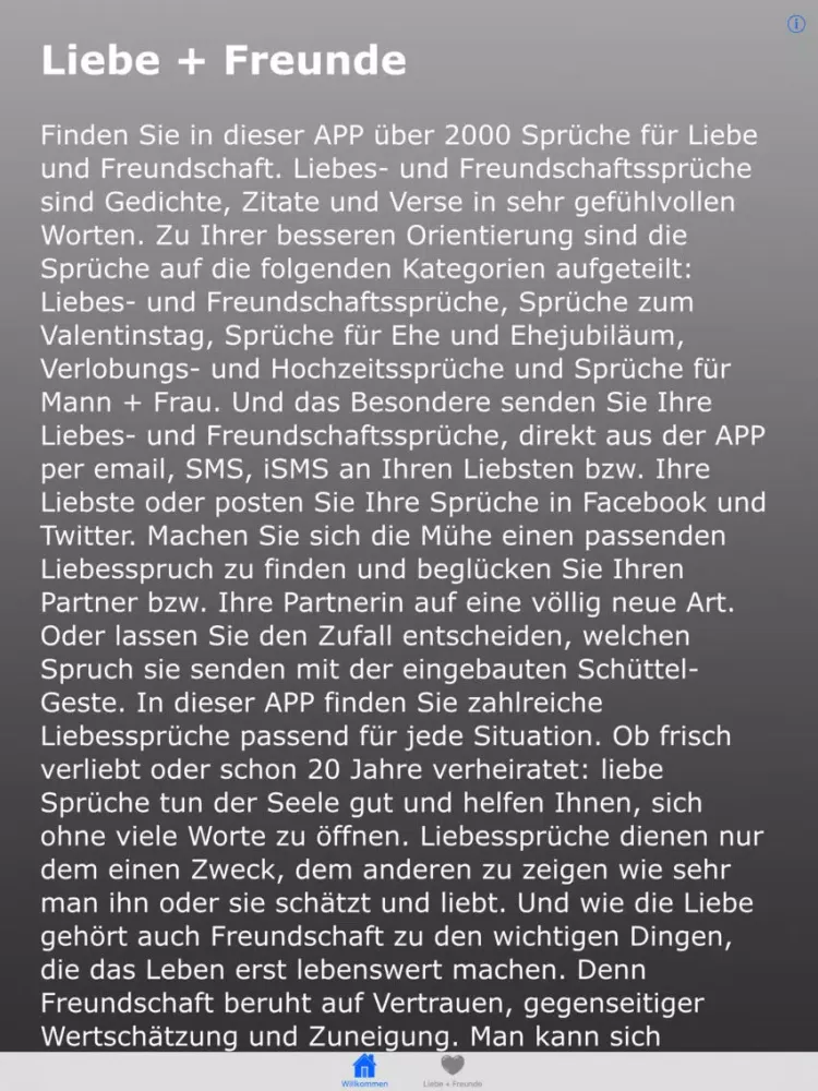 صور Liebe + Freunde iPad 