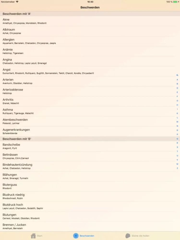 صور Energystones App iPad 