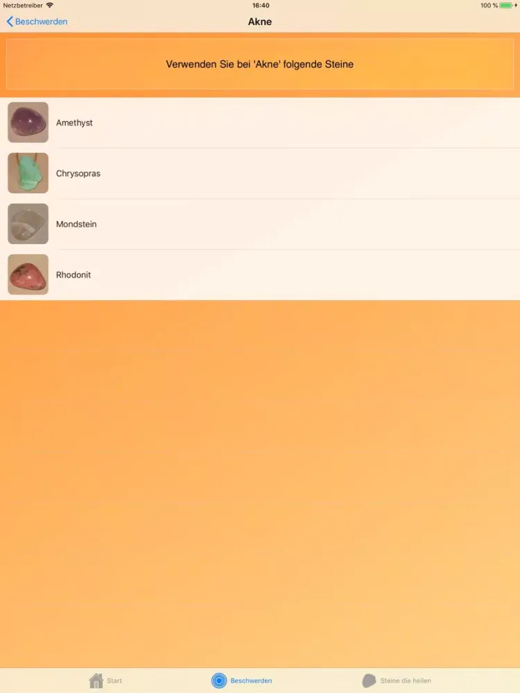 صور Energystones App iPad 