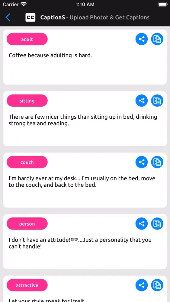 صور Likes for TikTok Fan: CaptionS