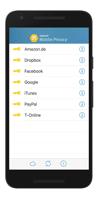 Screenshot di Steganos Mobile Privacy