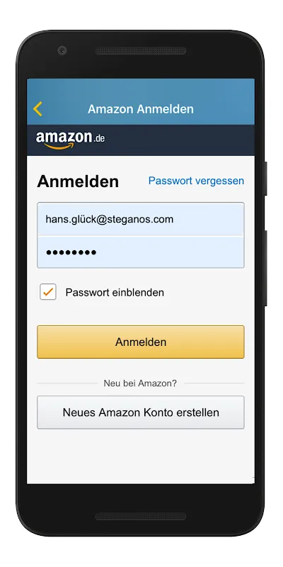 Screenshot di Steganos Mobile Privacy