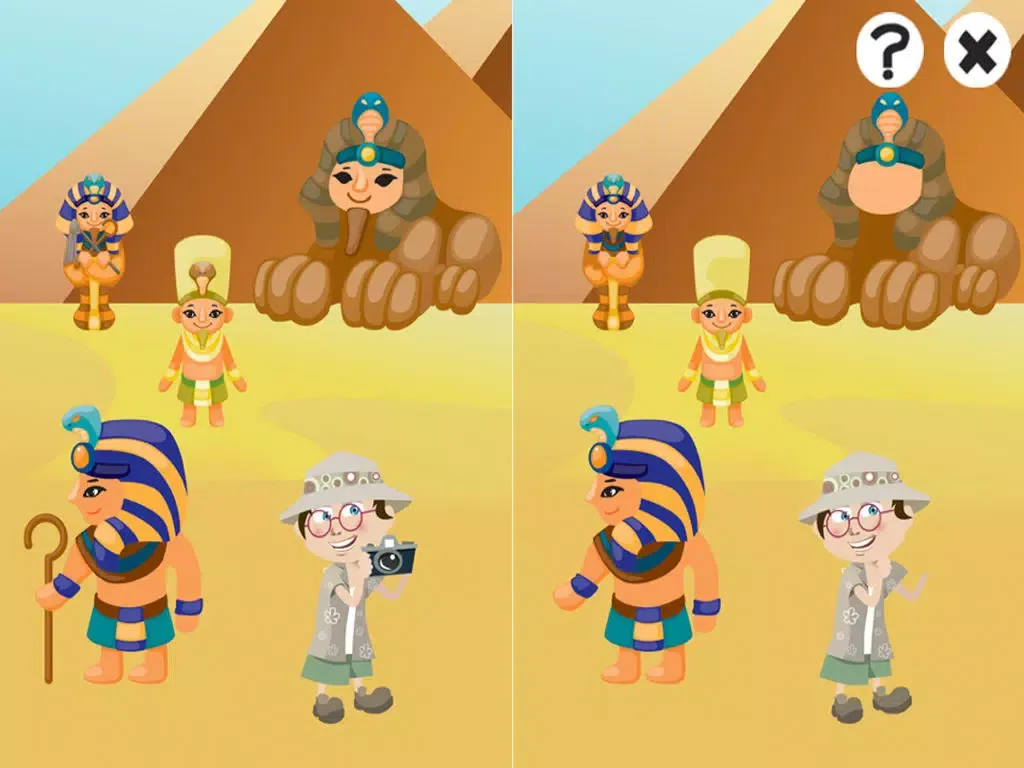 Ancient Egypt Learning Game for Children: Learn and Play with Mummy, Pharaoh and Pyramids iPad Screenshots