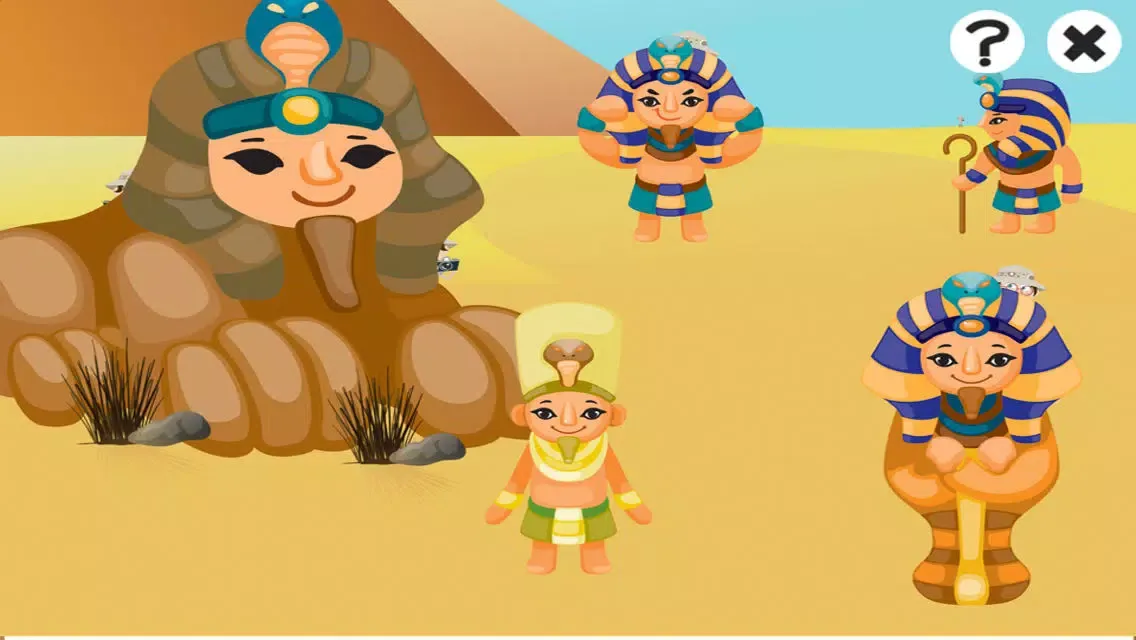 Ancient Egypt Learning Game for Children: Learn and Play with Mummy, Pharaoh and Pyramids Screenshots