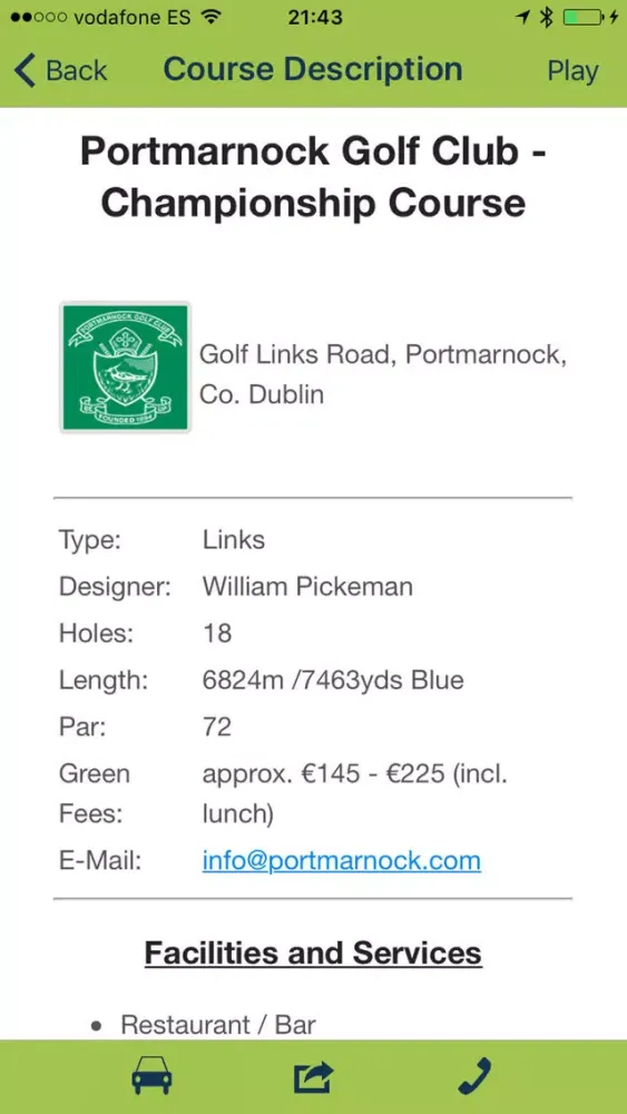 Tangkapan layar StepItOutGolf Ireland
