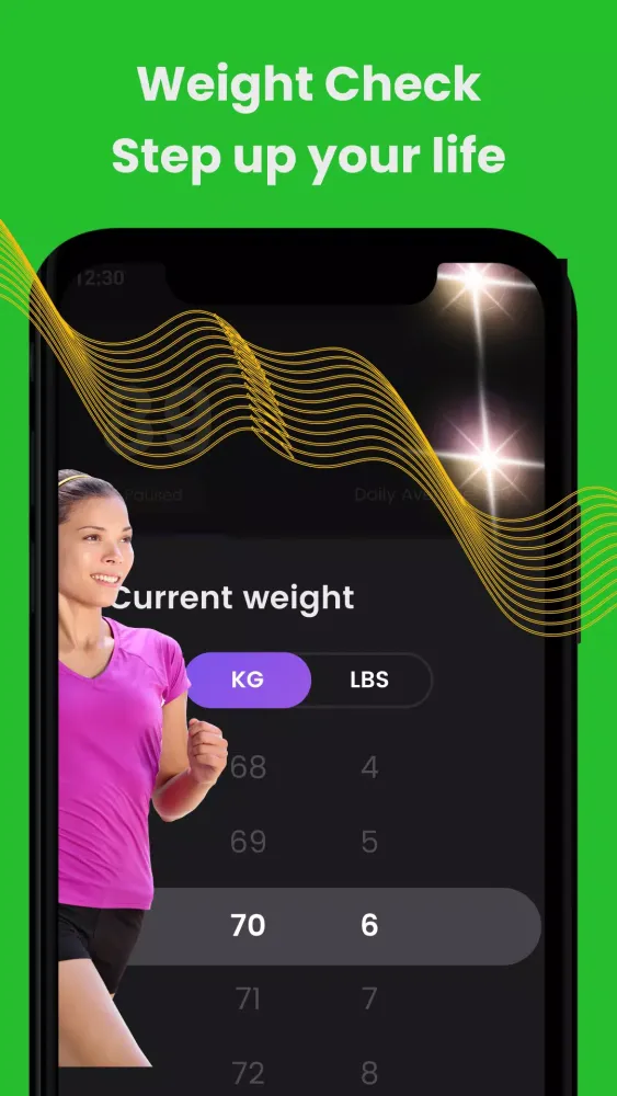 Pedometer app - step tracker Screenshots