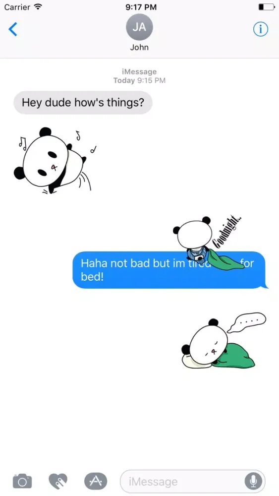 Bored Panda Sticker Ekran Görüntüleri