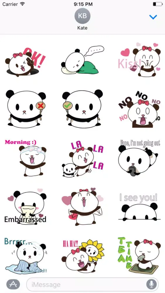 Bored Panda Sticker Ekran Görüntüleri