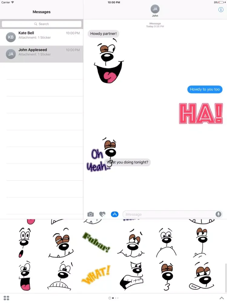 Screenshot di Dogoji funny dog emoji iPad 