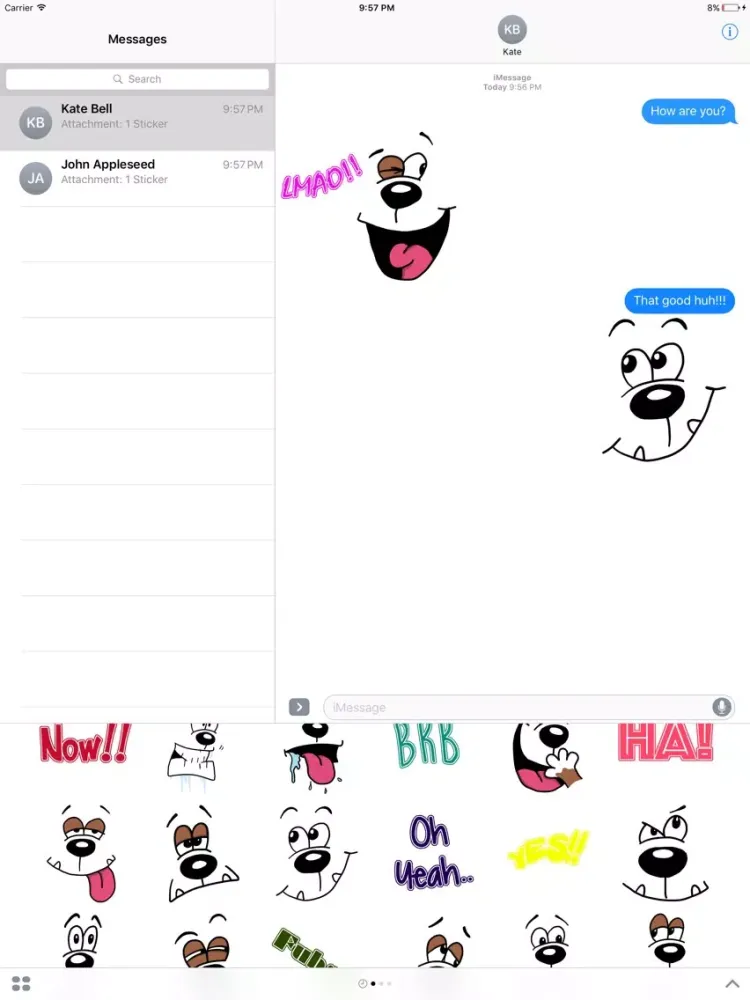 Screenshot di Dogoji funny dog emoji iPad 