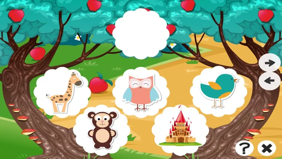 Animals baby game for children: Find the mistake in the forest Screenshots